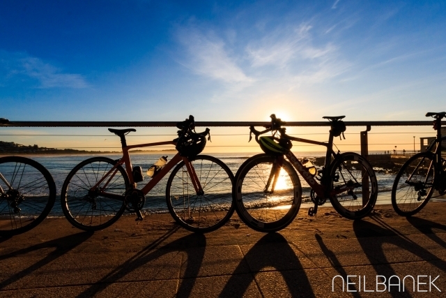 Bicycle conversations at the coffee shop